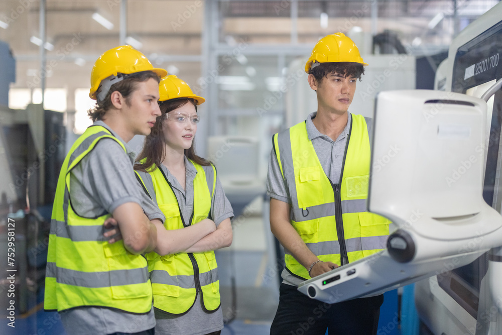 Robotic trainee develop skills in operation, programming, through hands-on sessions in control room