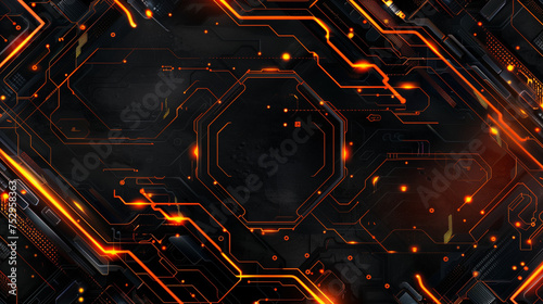 electronic circuit board background, Advanced cybersecurity network concept, Metaverse digital avatars, digital technology, cyberspace, virtual reality, Futuristic circuit board concept, Ai  © FH Multimedia