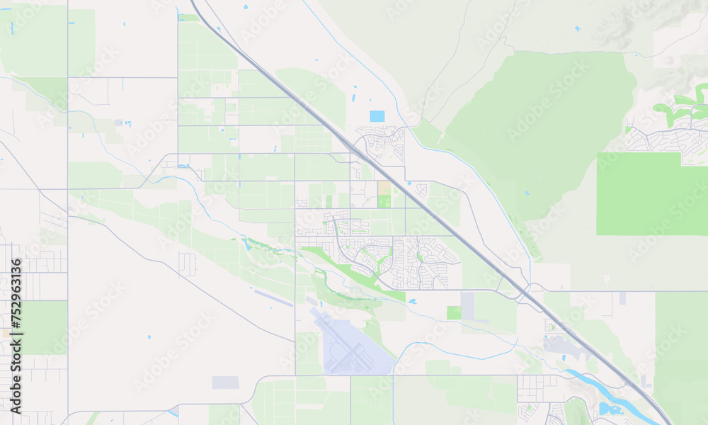 Marana Arizona Map, Detailed Map of Marana Arizona Stock Illustration ...