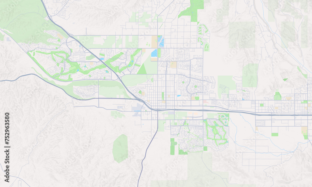 Beaumont California Map, Detailed Map of Beaumont California