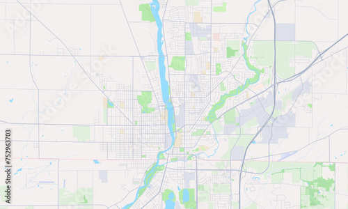 Beloit Wisconsin Map  Detailed Map of Beloit Wisconsin