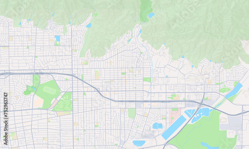 Monrovia California Map, Detailed Map of Monrovia California photo
