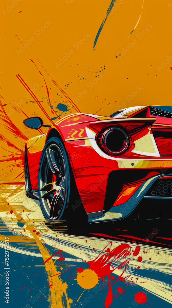 doodle car mobile phone wallpaper, doodle car mobile phone wallpaper,