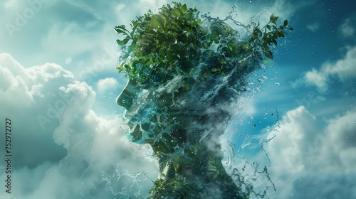 Artistic image of mother earth. World environment and mother earth day concept © LS Visuals