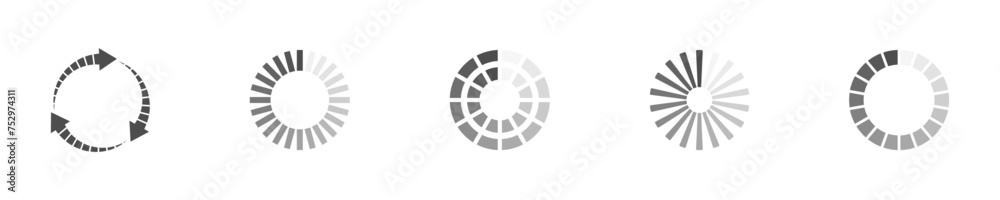 Download sign set. Load icons set. Load system. Data load. Loading bar. Froze computer. Vector stock illustration. Vector illustration. Vector illustration Download sign set. Load icons set. Load system. Data load. Loading bar. Froze computer. Vector stock illustration. Vector illustration. Vector illustration