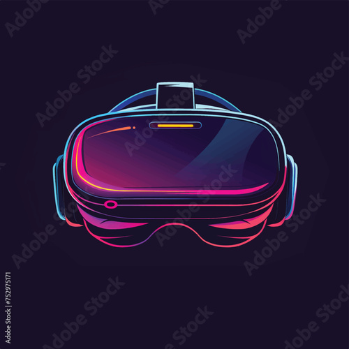 Vector illustration VR googles