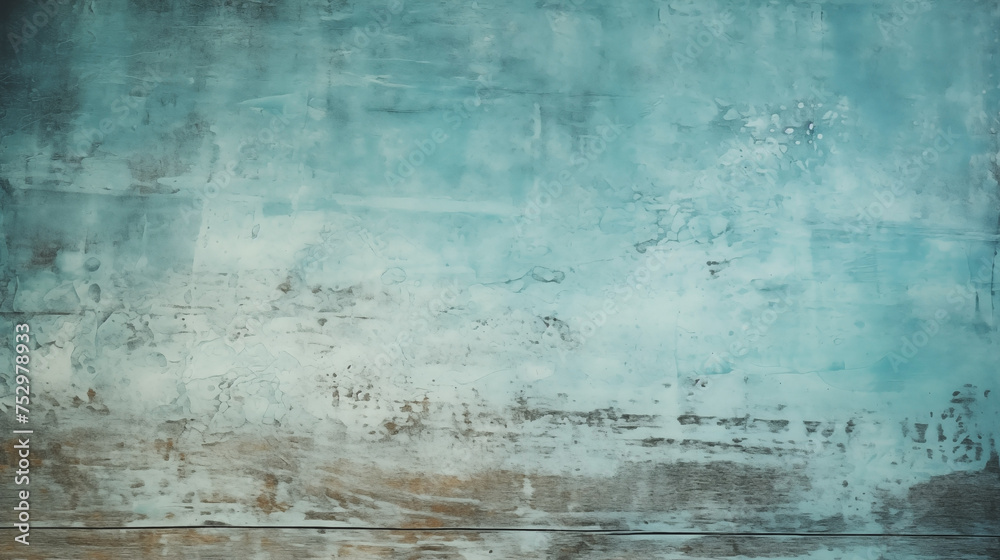 Obraz premium Grunge abstract art background with modern teal and rust tones