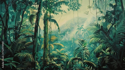 Wonderful images of the green and rainy Amazon jungle.