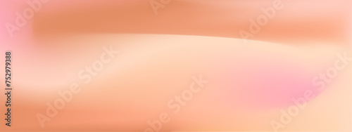 Nude gradient background with neutral color. Light peach soft texture with blur. Soft gradient mesh. Vector illustration