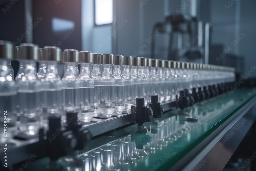 Automated Pharmaceutical Bottle Production Conveyor System