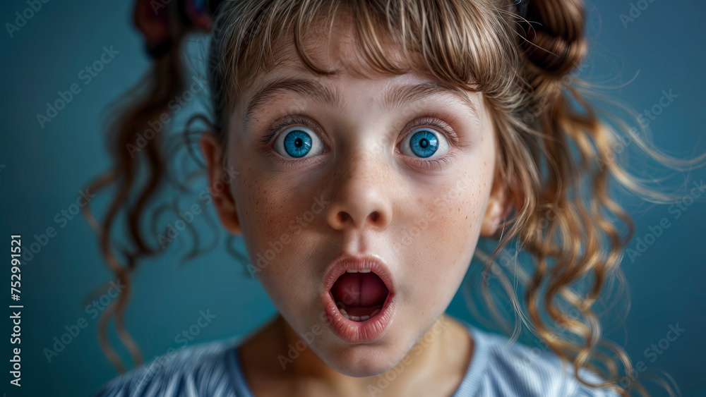 Innocent Astonishment - Child's Gasp of Wonder - AI generated digital art Innocent Astonishment - Child's Gasp of Wonder - AI generated digital art