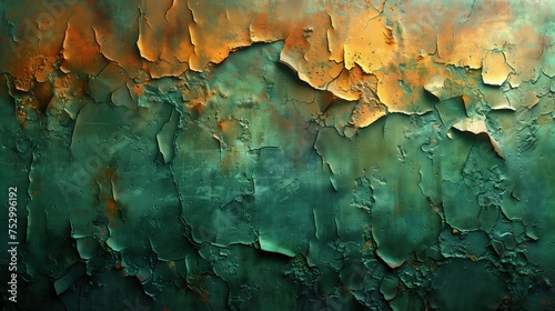 abstract background of old aged painted wall with scratch and paint peel off  empty dirty wall background  Generative Ai
