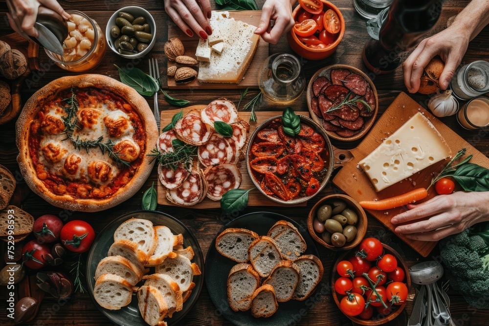 served table food party professional advertising food photography served table food party professional advertising food photography