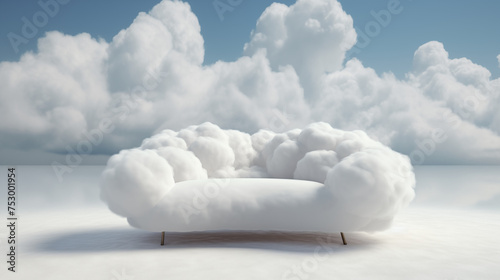 Soft as a cloud white sofa