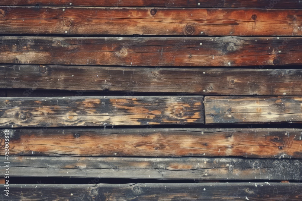 Fototapeta premium Brown wood texture as an abstract background