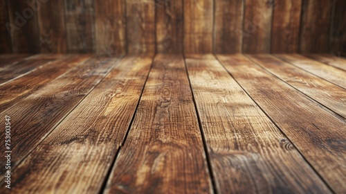 Old brown rustic light bright wooden wall table floor texture.