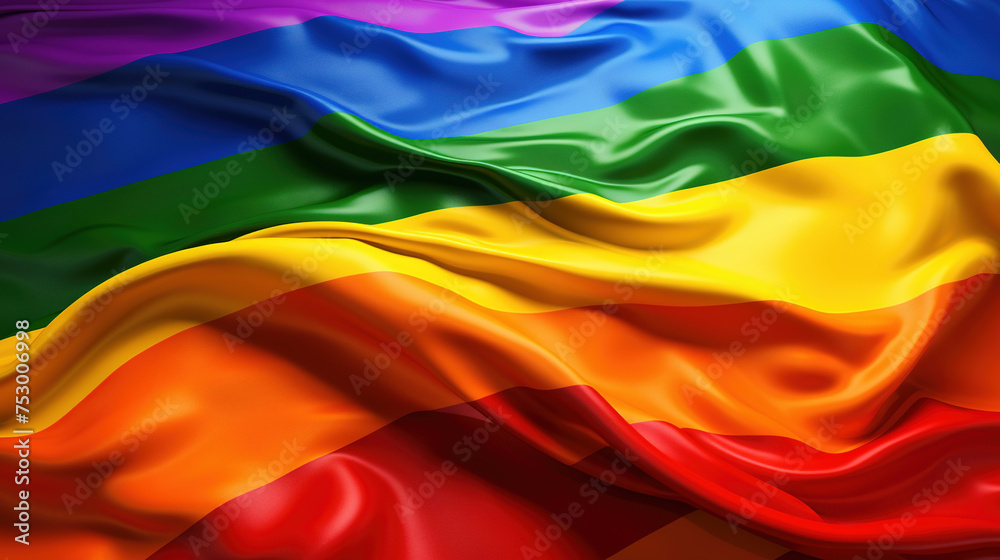 Pride rainbow flag background
