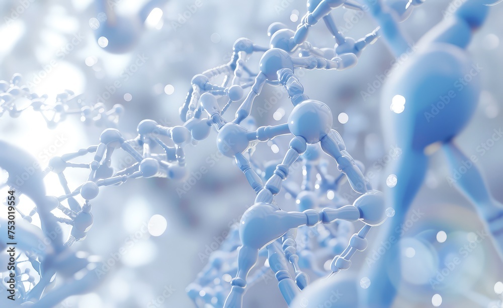 Abstract Molecular Structures in Scientific Research Abstract Molecular Structures in Scientific Research