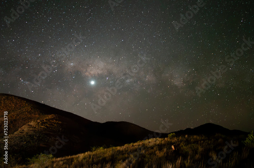 Lihue Calel National Park, Night Landscape, La Pampa, Argentina photo