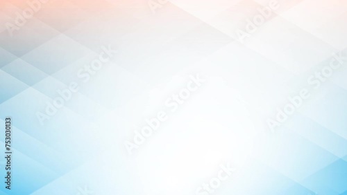 Abstract creative motion glowing light and shadow on gradient light blue background. Video animation Ultra HD 4k footage.