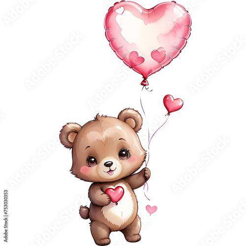 Bear baby love png clip art