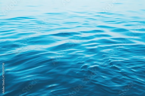 Calm Blue Ocean Water Surface Texture