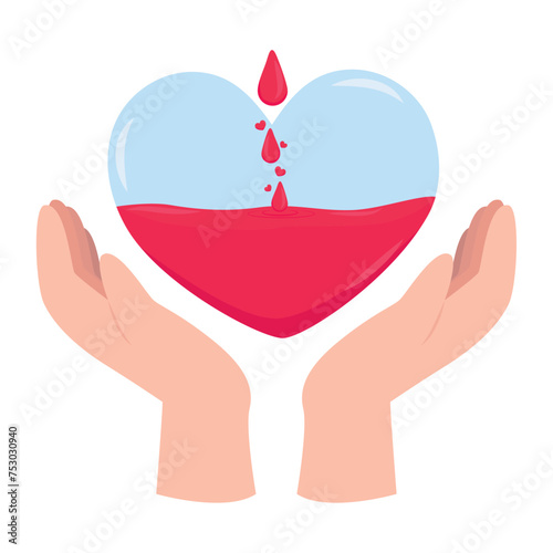 world hemophilia day illustration