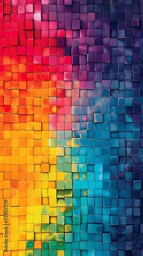 abstract colorful pixel background