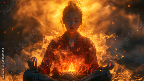 Qi Flow: Taoist Meditation Photography photo
