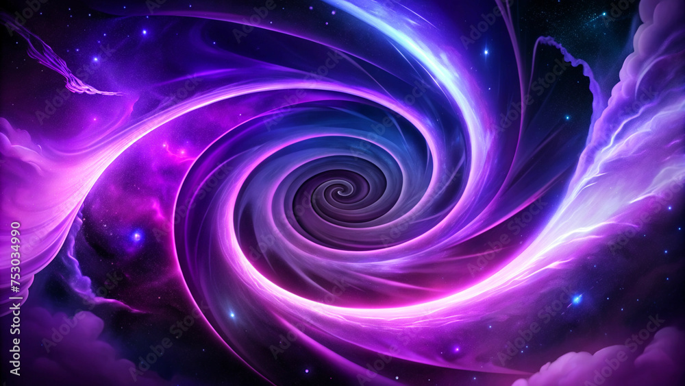 Lavender field with purple flowers and magic light. Vector illustration generative AI Lavender field with purple flowers and magic light. Vector illustration generative AI