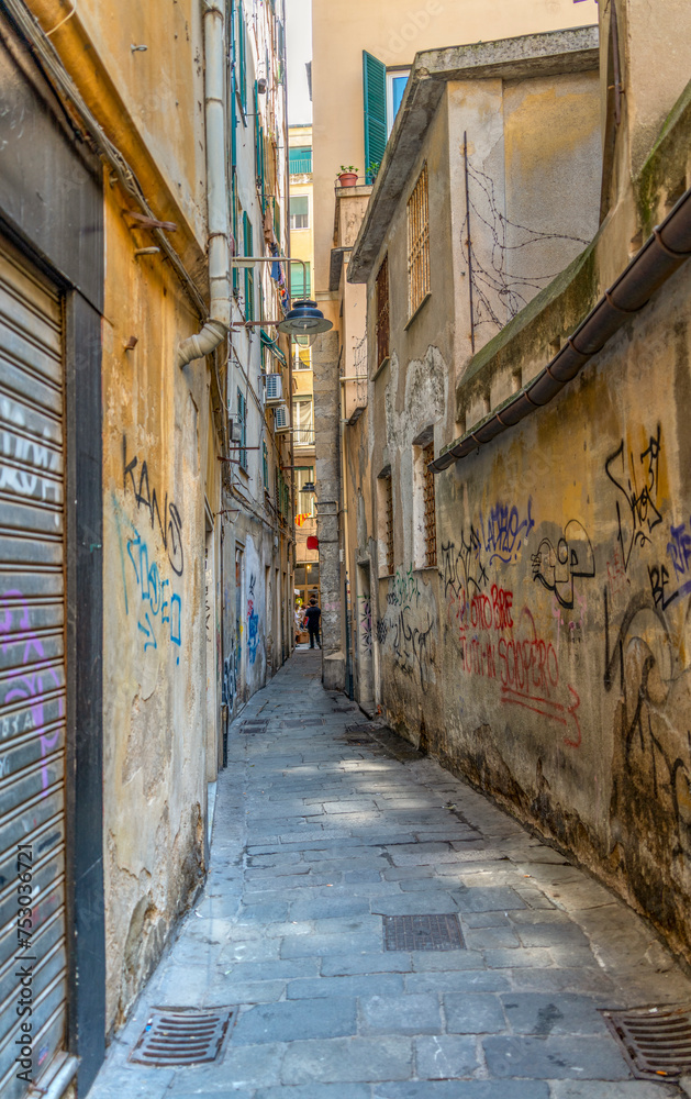 Fototapeta premium Genoa in Italy