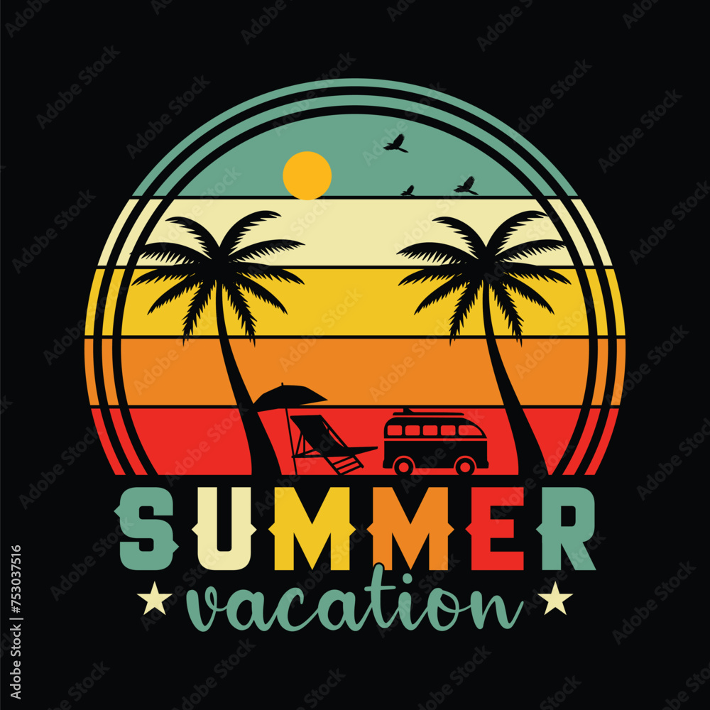 Family Vacation 2024 , Summer Vacation Eps File , Summer Vacation Tee, Family Travel Shirt , Clip Art & Image Files