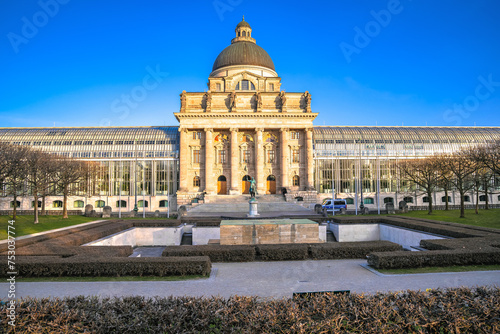 Bavarian State Chancellery in city of Munich