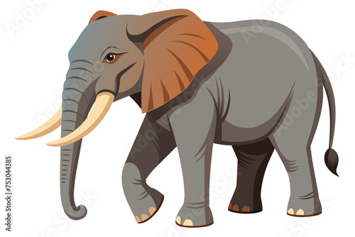 Elephant Vector Illustration Design