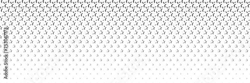 Blended  black line star on white for pattern and background,  Abstract geometric texture collection design. 