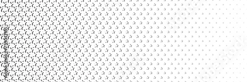 Blended  black line star on white for pattern and background,  Abstract geometric texture collection design. 