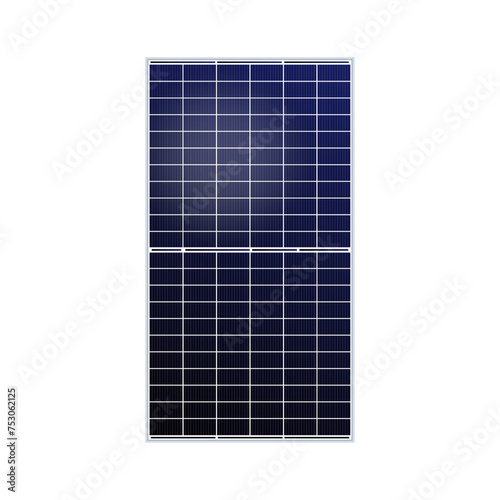 Solar panel or alternative sources of energy isolated on white background. Sun energy concept. Eco energy