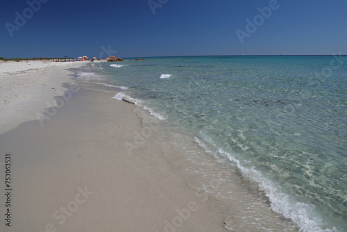 The beautiful beach of Berchida in Siniscola in Sardinia  Italy