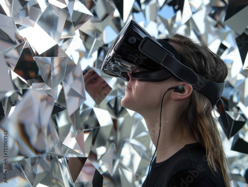 Virtual reality visualization with fragmentation advancing the development of interactive software photo