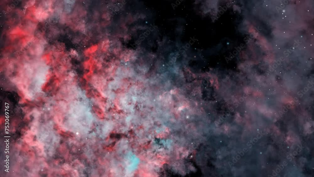 Space clouds looped Space clouds looped