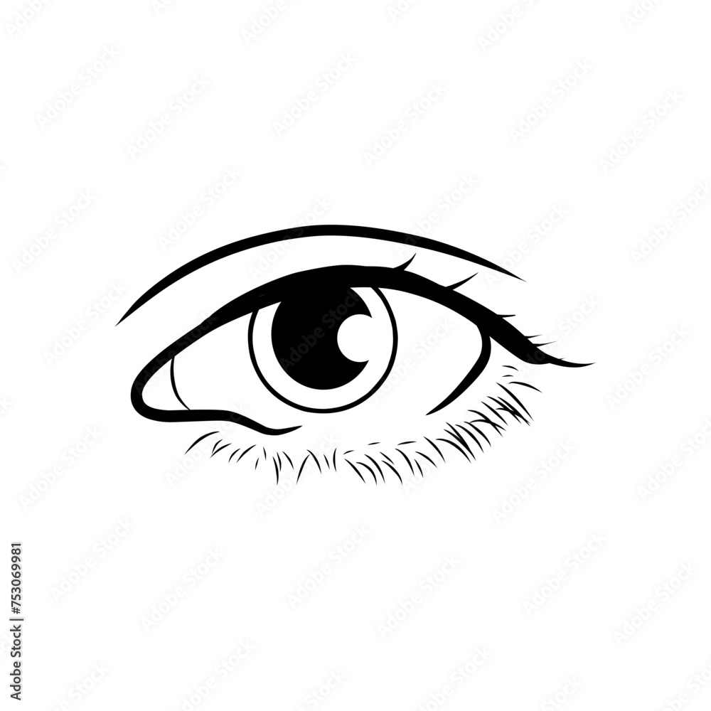 illustration of a eye