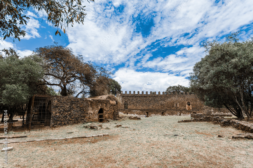 Φωτογραφία Royal Fasil Ghebbi palace, Gondar fortress-city, Ethiopia