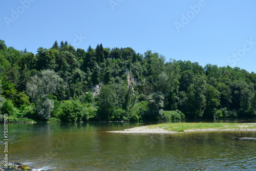 Detail of river Kupa near Orljakovo in Croatia © nahhan