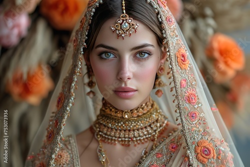 Kashmiri traditional wedding attire Showcase the traditional wedding attire that adds grace to Kashmiri weddings
