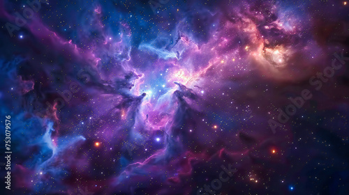 The Universe in Motion  Stars and Nebulae Entwine  A Journey Through the Ethereal Beauty of Space