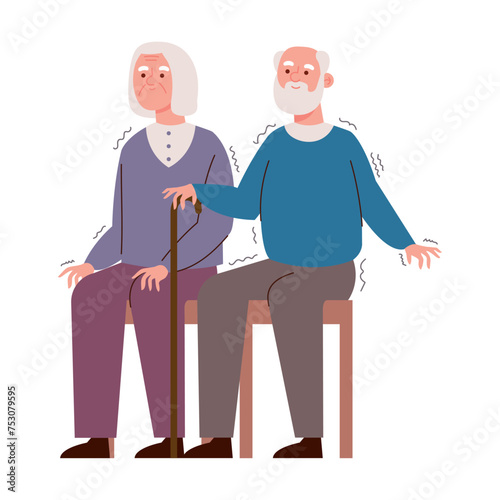 parkinson sick couple