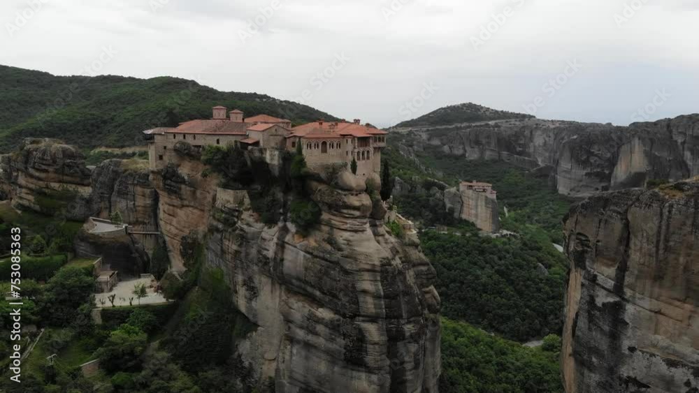 Panoramic view of Meteora, Greece Panoramic view of Meteora, Greece