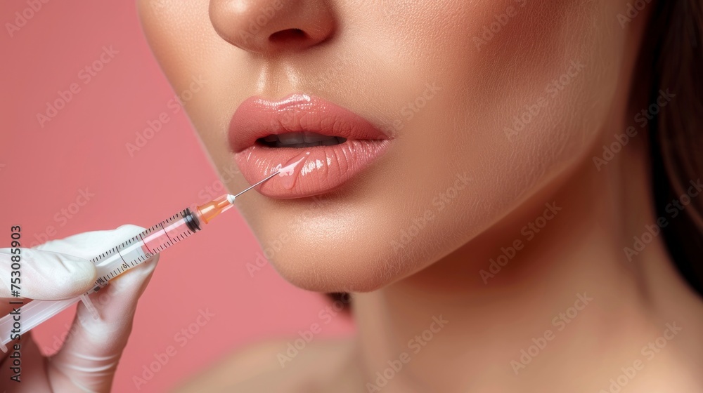 beautiful lips of a girl injecting for natural increase in lip thickness in high resolution and high quality. concept injections, implants, increase, thickness, lips, woman beautiful lips of a girl injecting for natural increase in lip thickness in high resolution and high quality. concept injections, implants, increase, thickness, lips, woman