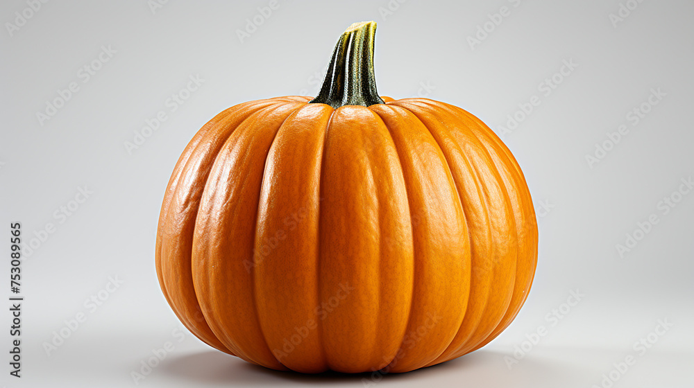 3d rendered photo of pumpkin on a white background, generative ai 3d rendered photo of pumpkin on a white background, generative ai