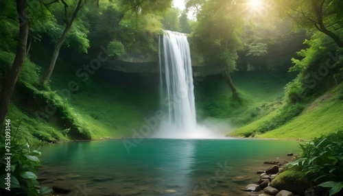 waterfall in the forest